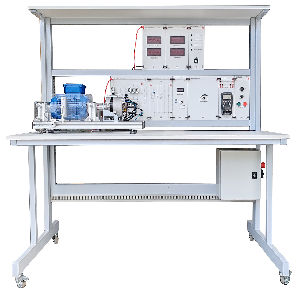Stanowisko badania prądnic trójfazowych (alternatorów) i prądnic prądu stałeg